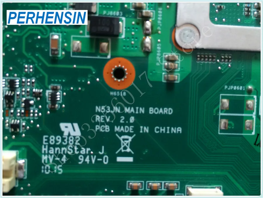 

For Asus N53JN Laptop MOTHERBOARD N53J N53JF N53JG S989 HM55 100% WORK PERFECTLY