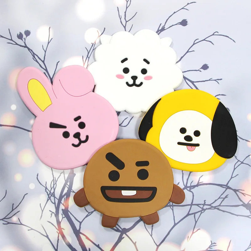 Oppa Store Корея BTS креативный портативный bt21 TATA bangtan мальчики мультфильм портативное