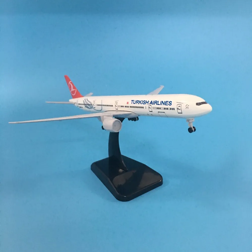 Модель самолета JASON TUTU модель турецкий Боинг B777 1:200 литая металлическая игрушка 20