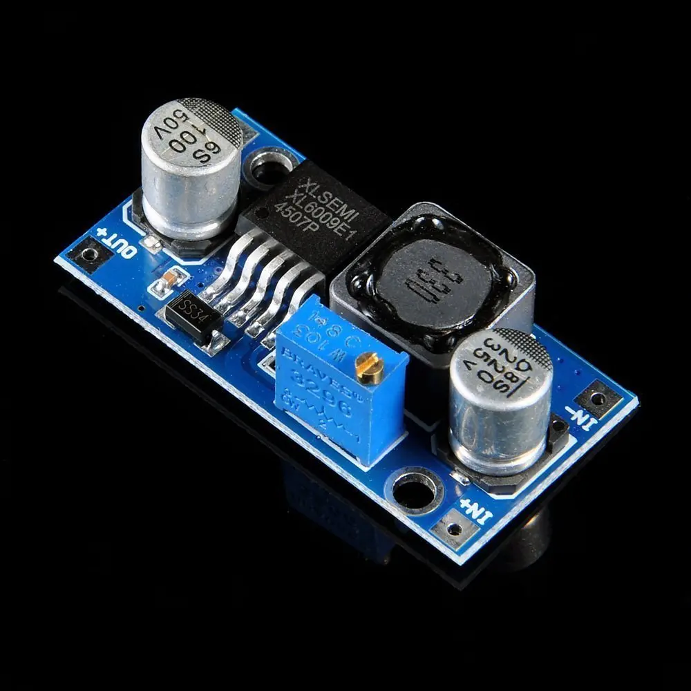 Мини XL6009 4A DC-DC Регулируемая Step Up модуль повышающего преобразователя 3-32 V до 5-35