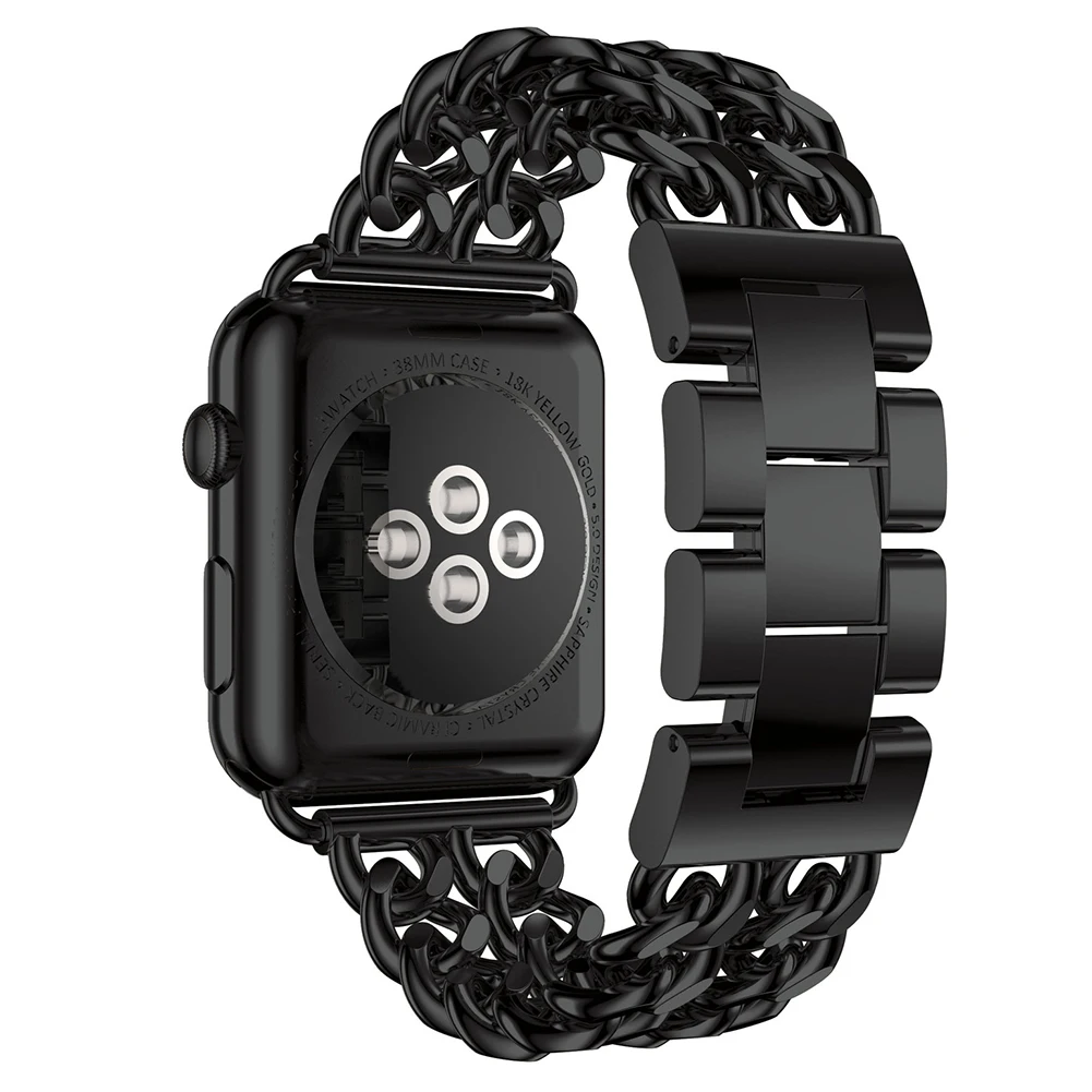 38 мм 42 Нержавеющая сталь браслет для Apple Watch Для мужчин женщин Ширина iwatch Группа