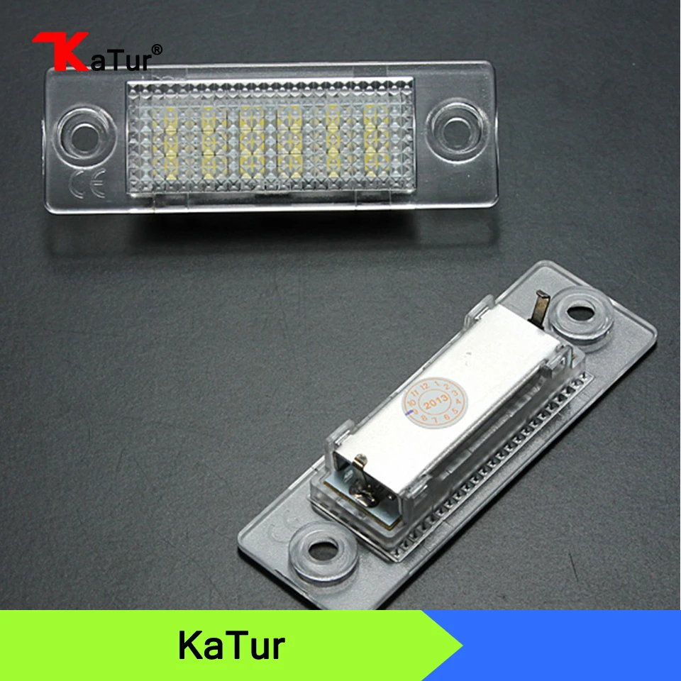 Светодиодная лампа номерного знака 18SMD для VW Caddy Transporter Passat Golf Touran Jetta Skoda без