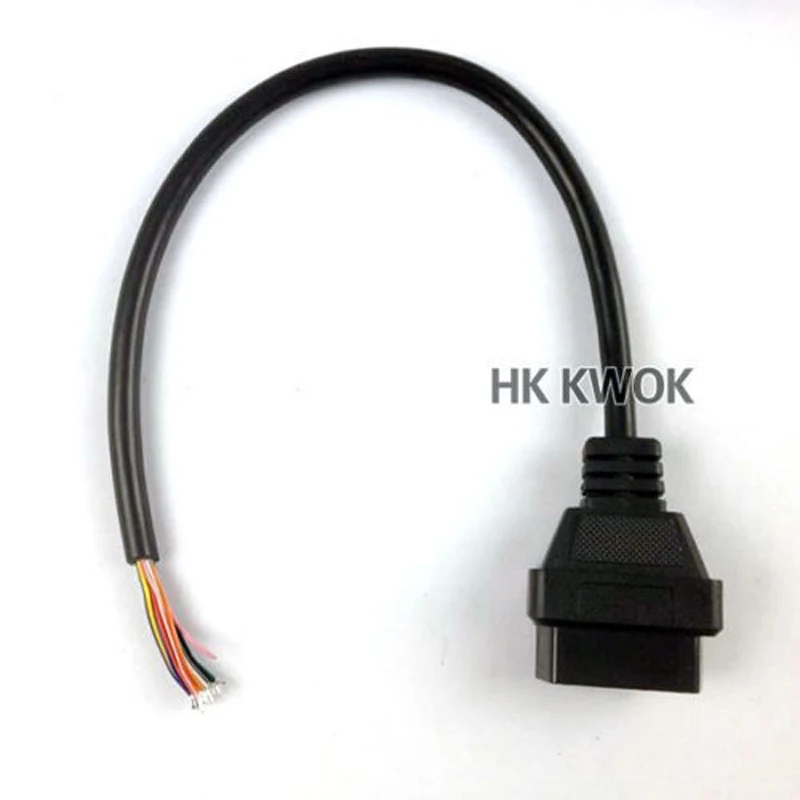 Автомобильный диагностический кабель OBD 2 16 контактный Женский удлинитель