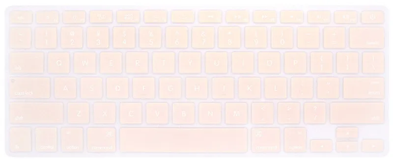 Силиконовый защитный чехол для клавиатуры для Apple Macbook Pro MAC 13 15 Air 13 мягкие наклейки на клавиатуру 9 цветов