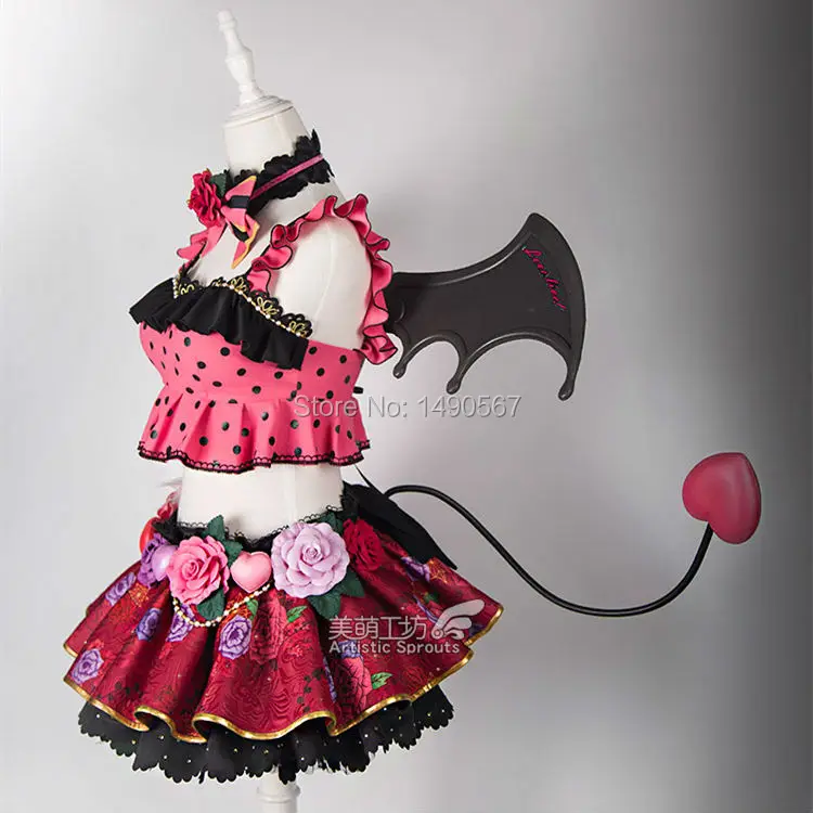 Love Live Honoka Kotori Umi Eli Nozomi Maki Rin Hanayo Nico Devil ver cos платье для косплея костюм на Хэллоуин демон