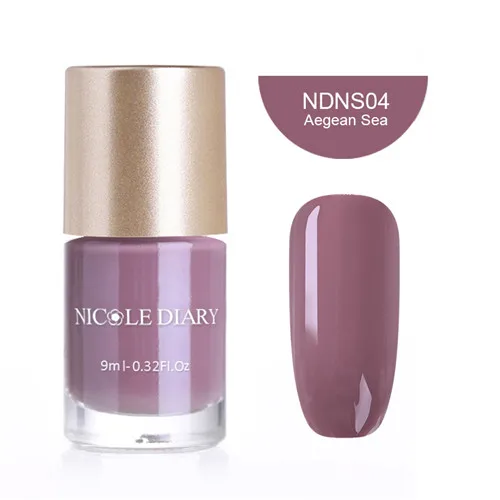 NDNS04 NICOLE DIARY 9 мл Лак для ногтей цветной зеркальный голографический лак для ногтей Декоративный маникюр лак для ногтей - Цвет: NDNS04