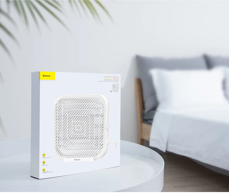 BASEUS UV USB Light Mosquito Killer Электрический комаров Killer лампа Фотокатализ немой домашний светодиодный ловушка для насекомых Zapper ловушка без излучения