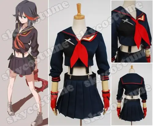 KILL la Рюко Матой японский Аниме Косплей Костюм для вечеринки Женское Девичье