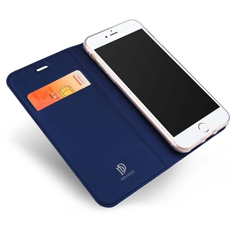 Чехол для iPhone 8 Plus Dux Ducis брендовый кошелек кожаный чехол 7 флип iphone Чехлы iPhone8 Coque |