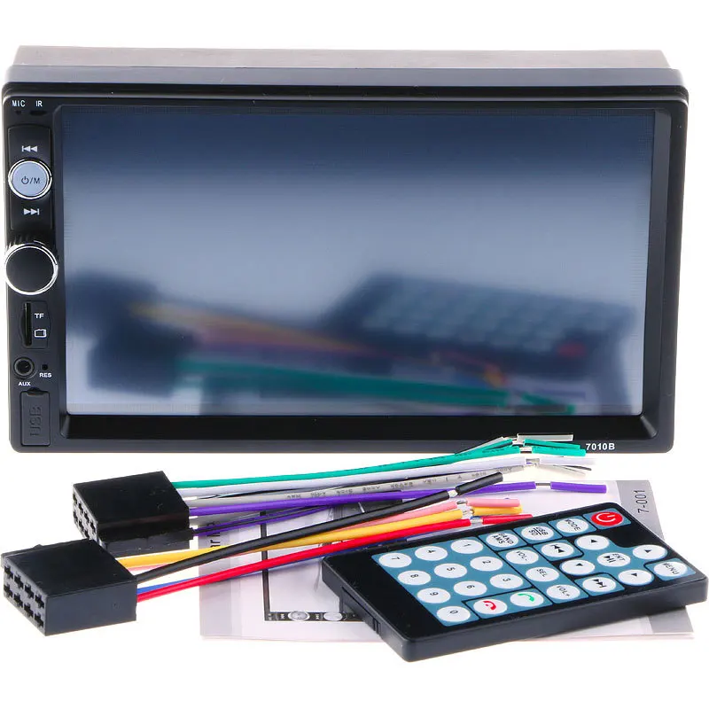 7 дюймов автомобильное радио MP4 MP5 OLED цветной экран музыкальный плеер Bluetooth hands-free