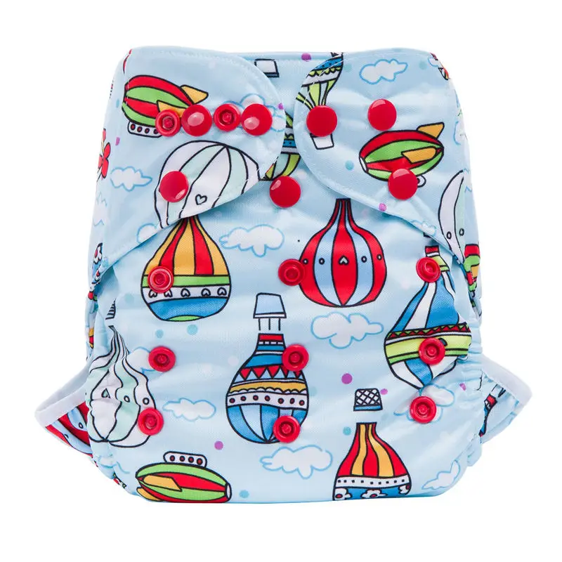 Ananbaby Baby Nappy Couche Lavable Waterproof Breathable PUL &amp Knitting Washable One Size Adjustable Cloth Diaper Cover HA017 | Мать и