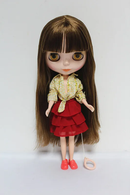 Кукла Blyth подарок на день рождения для девочки 4 цвета большие глаза с красивым