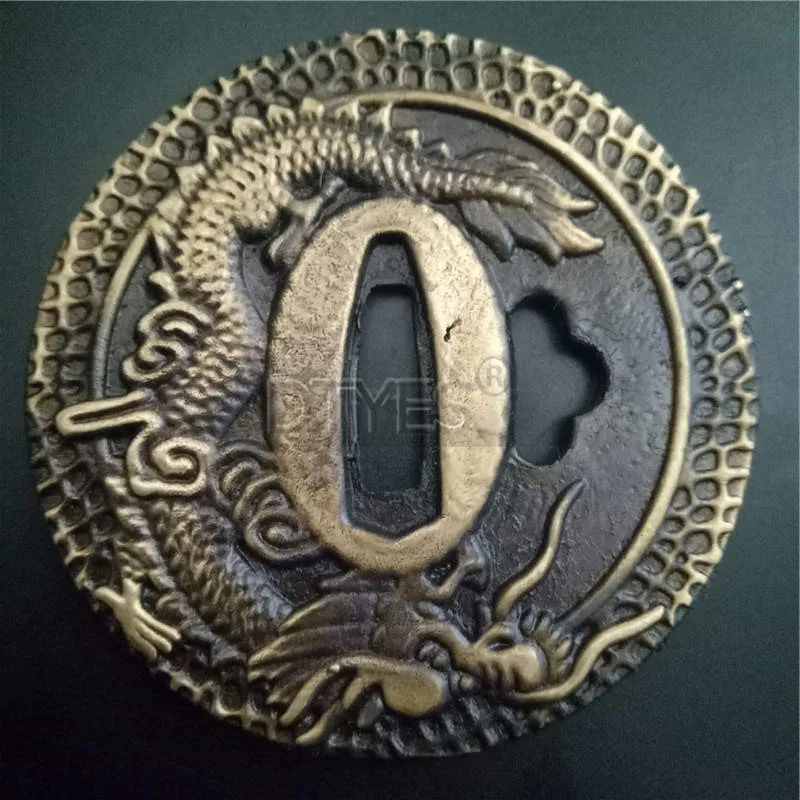 Высокое качество японские аксессуары для мечей Tsuba медная защита меч фитинги для Катана вакизаши Танто Co01-Co16