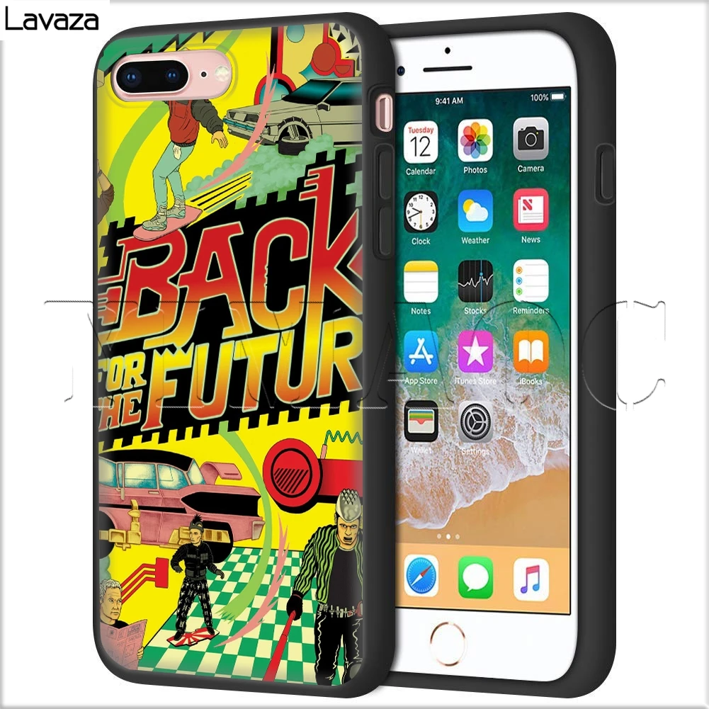 Lavaza Back To The Future Case for iPhone 11 Pro XS Max XR X 8 7 6 6S Plus 5 5s se |