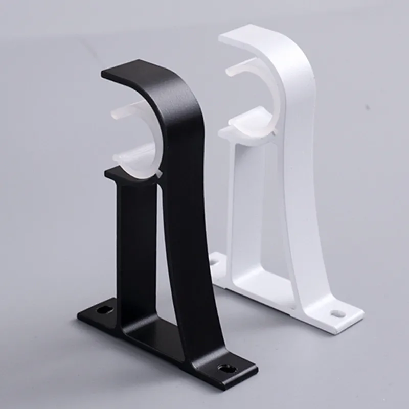 

Curtain Rod Roman Rod Bracket Top Mounted Single Rod Double Pole Base Bracket Curtain Track Hook Fixed Accessories