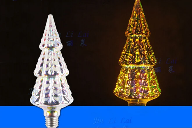 3D фейерверк E27 G80/G95/G125 светодиодный Ретро Винтаж Edison Фея лампа освещения - Цвет: Армейский зеленый