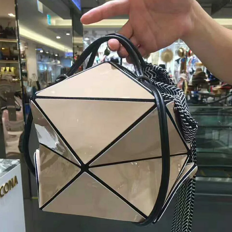 Популярная женская сумка многоразовая складная с ромб маленькая подходящая под