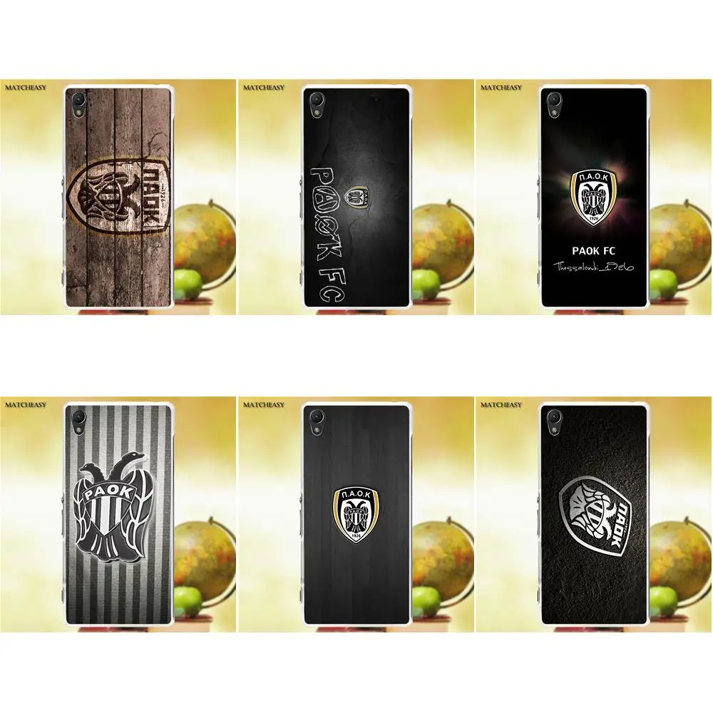 Oedmeb Paok Fc Салоники для Sony Xperia Z Z1 Z2 Z3 Z4 Z5 compact Mini M2 M4 M5 T3 E3 XA мягкий