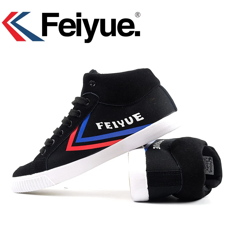Оригинальные черные кроссовки Feiyue Knight классическая обувь для занятий боевыми