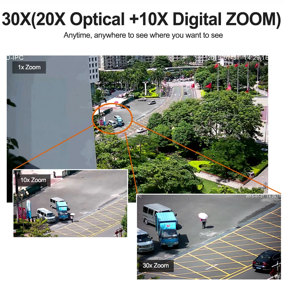 ZSVEDIO Hisee HD PTZ IP камера наружная 5MP 2MP 30X зум Высокоскоростная купольная