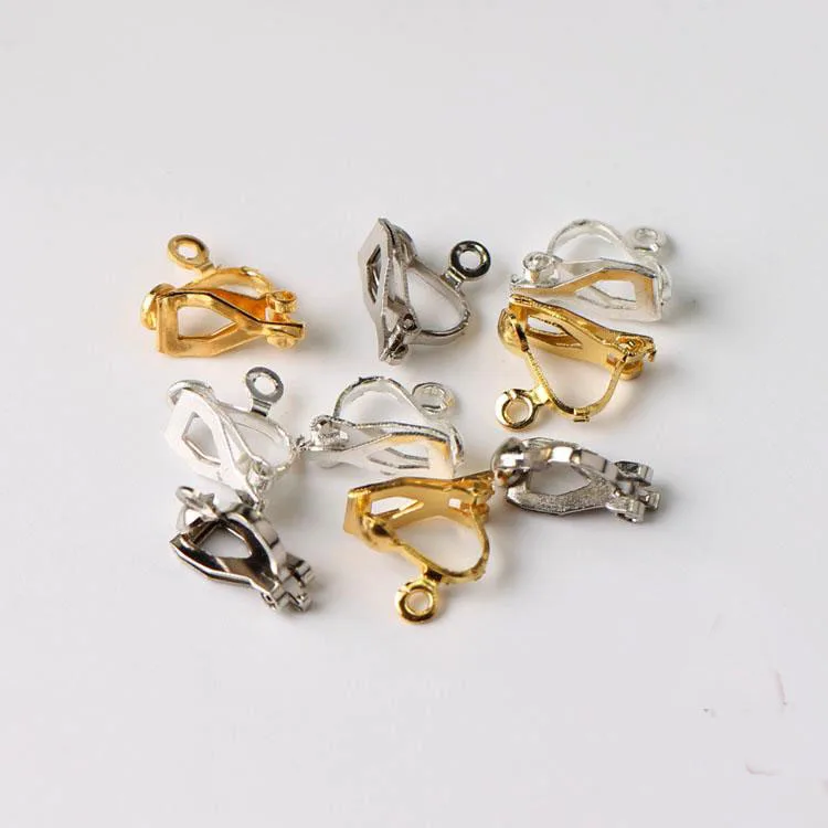 Ювелирные изделия застежка зажим на застежках серьги нет необходимости пирсинг