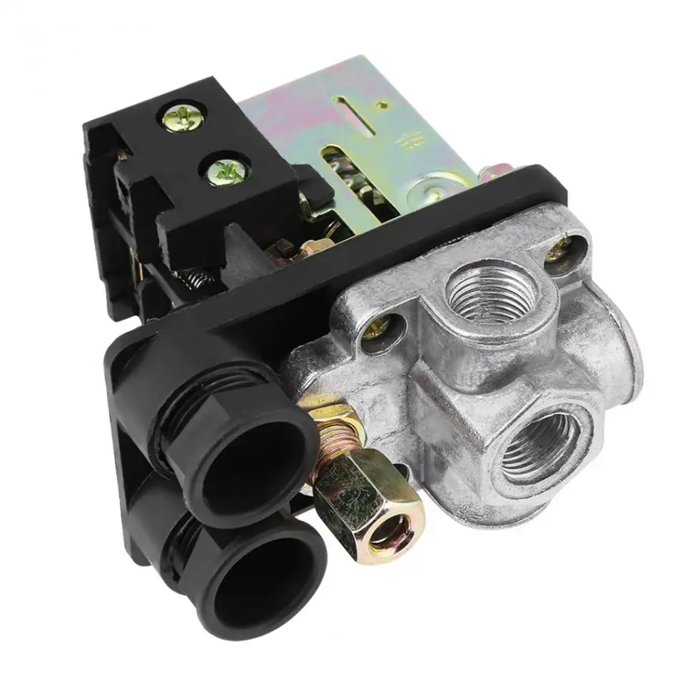90PSI-120PSI 16A четыре порта переключатель давления для воздушного компрессора