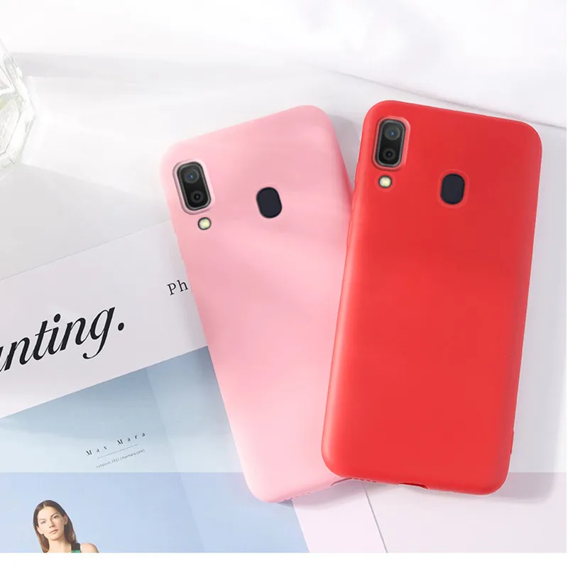 200pcs/lot Liquid silicone Phone Case For Samsung Galaxy A10 A20 A30 A40 A50 A60 A70 A80 A90 M10 M20 M30 TPU Back Cover