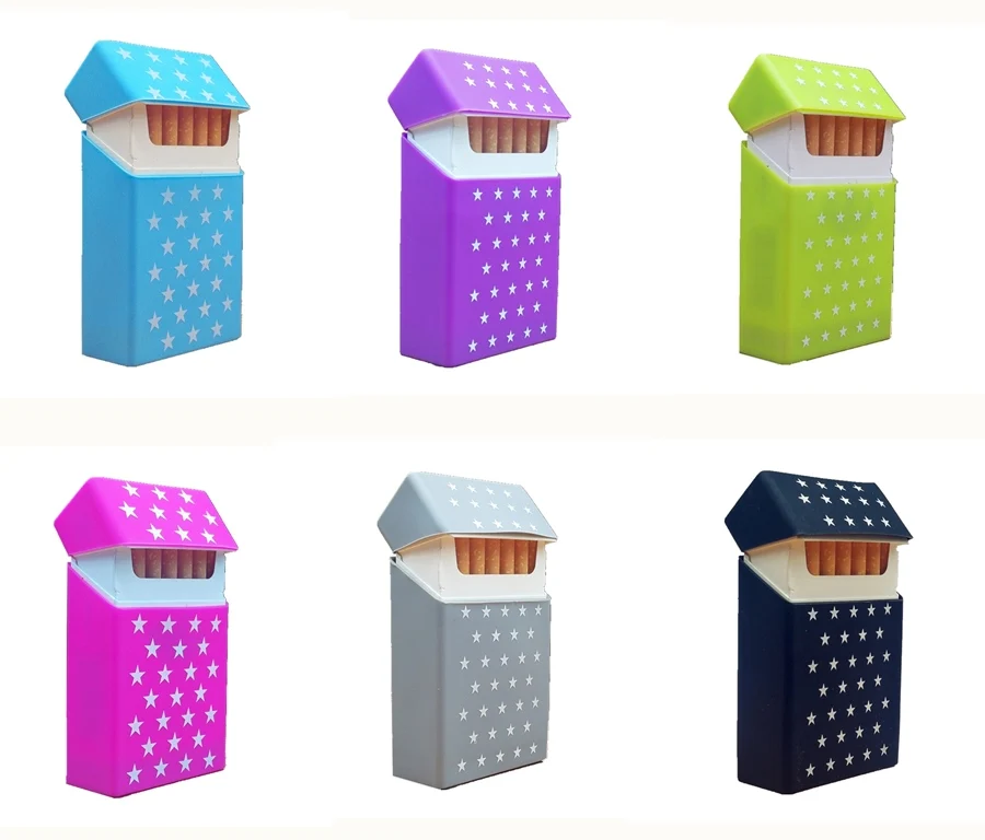 Женский мягкий силиконовый резиновый чехол для сигарет эластичная карманная