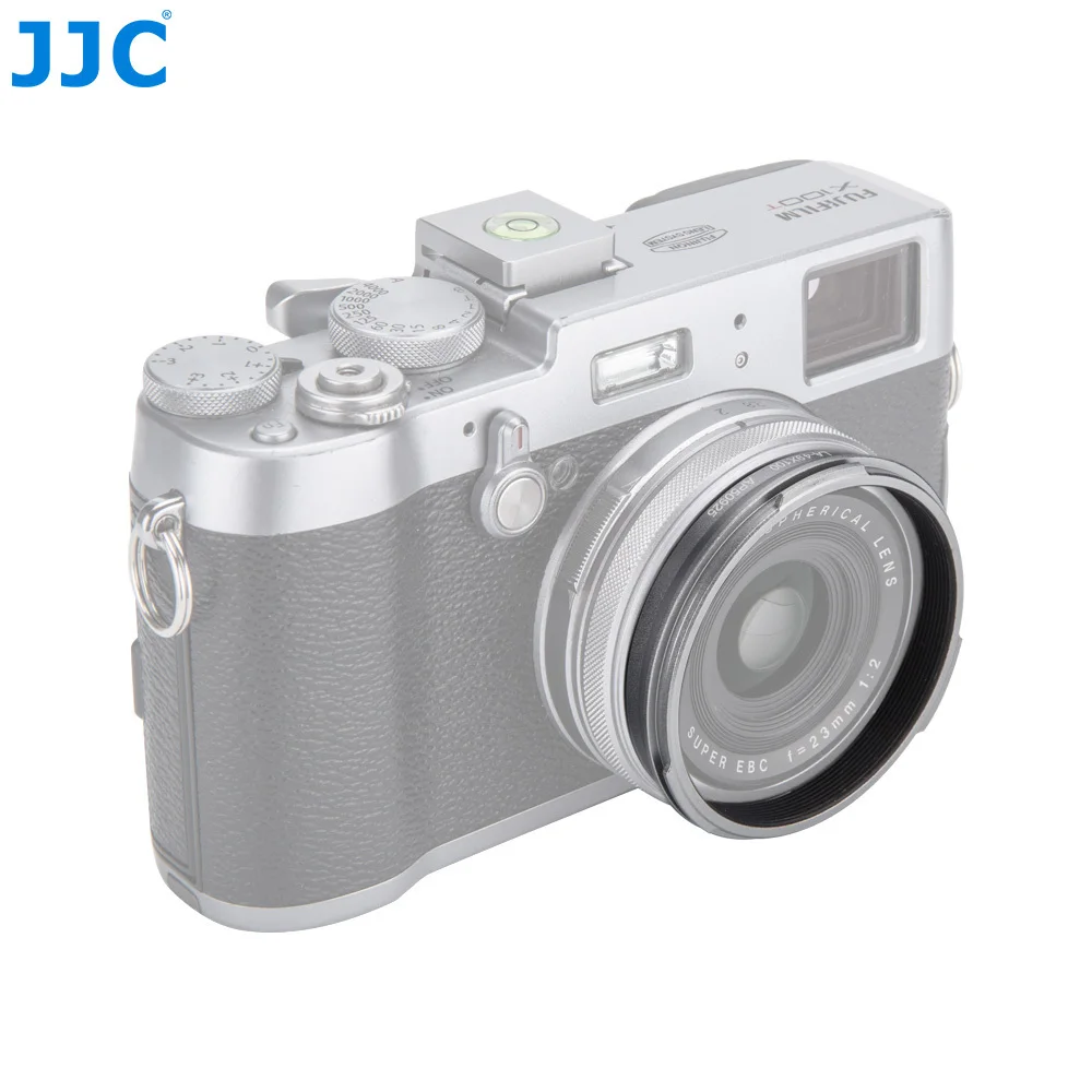 JJC камера металлическая Резьбовая бленда переходное кольцо 49 мм для FUJIFILM X100F X100T X100S X100 X70 заменяет Fujifilm LH-X100 и AR-X100