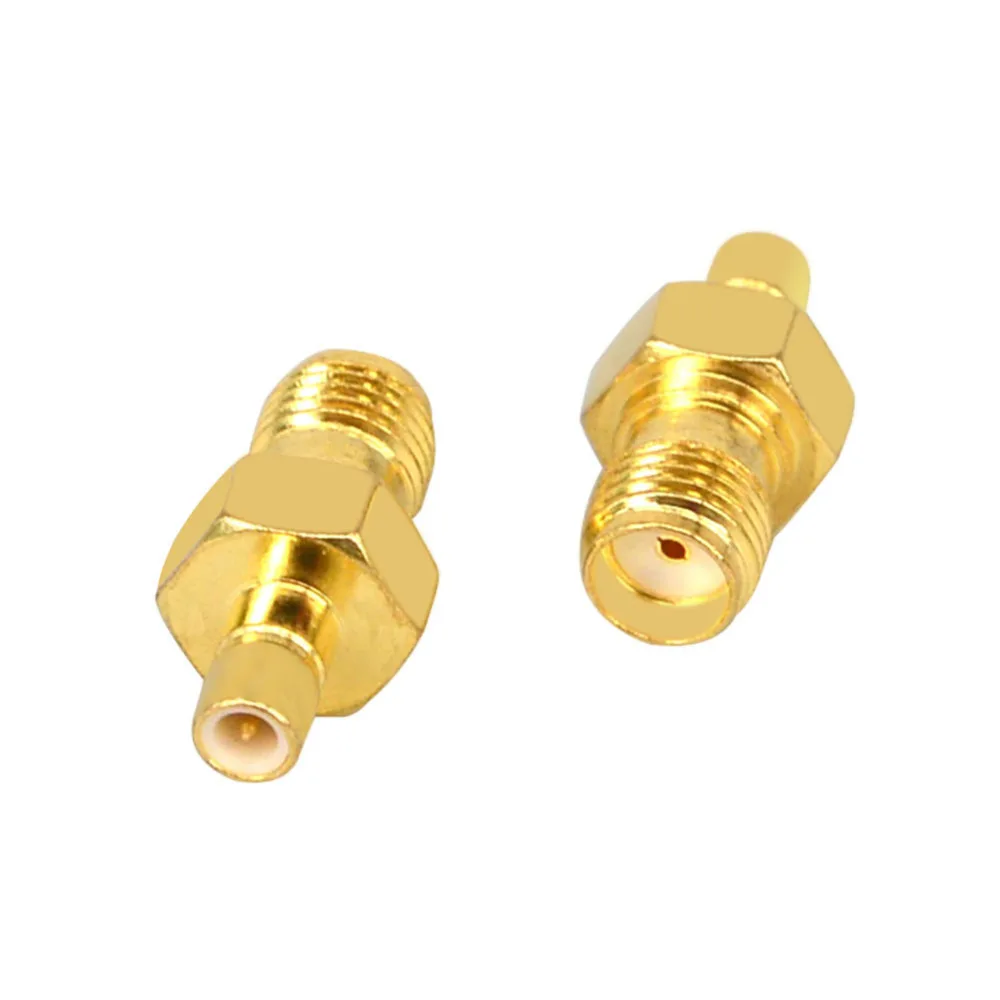 2 шт. коаксиальный переходник SMA female to SMB male RF коннектор прямой латунный
