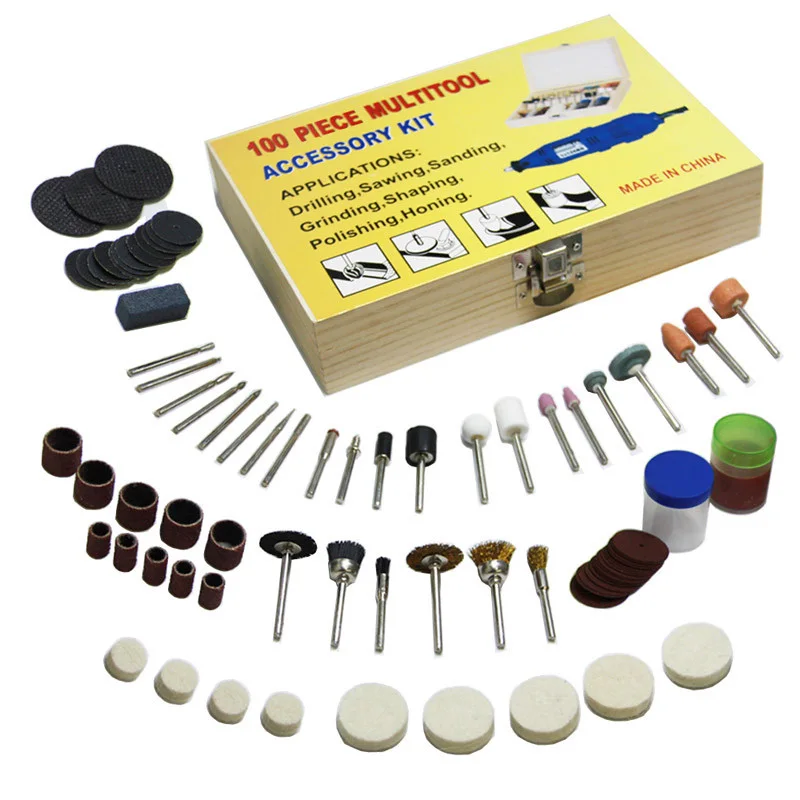 130 шт ротационные напильники сверло набор Мультитул универсальный поворотный
