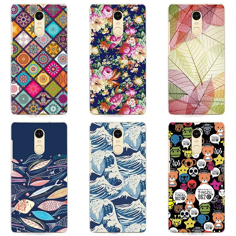 For Xiaomi Redmi Note 4X Case Soft Silicone Back Cover Cases Painting Abstract TPU Coque Patterned Shell Skin |