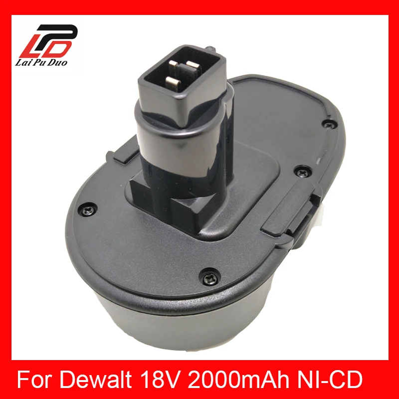 

2.0Ah Ni-CD Power Tool Battery for Dewalt 18V 2000mah DC9096 DE9039 DE9095 DE9096 DW9095 DW9096 DE9098 DW9098 DE9503