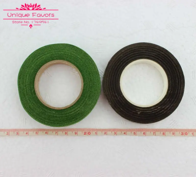 12 шт. самоклеящиеся ленты для украшения стеблей 10 мм|floral stem|florist crepe paperbouquet bridal |