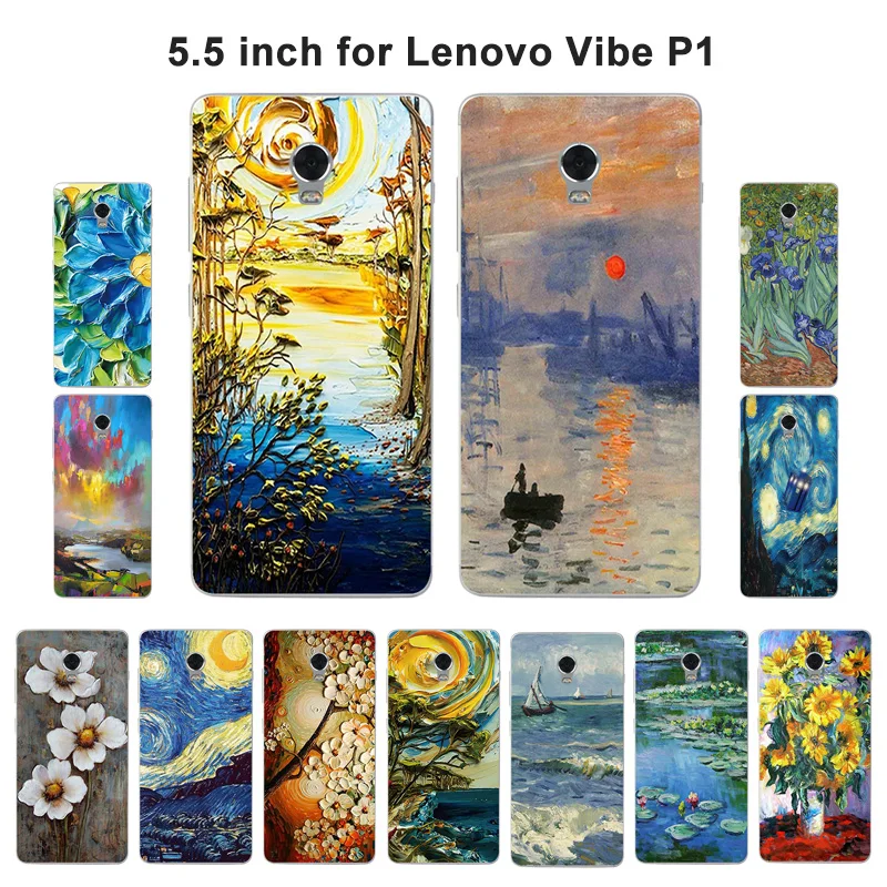 Чехол для телефона Lenovo Vibe P1 мягкая задняя крышка из ТПУ силиконовый чехол с