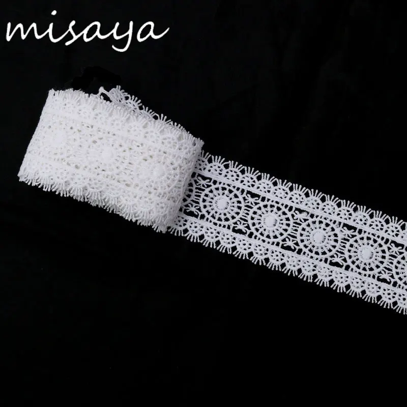 Misaya 2 года вышивка маленькие ресницы молочный шелк кружевная лента прошитая