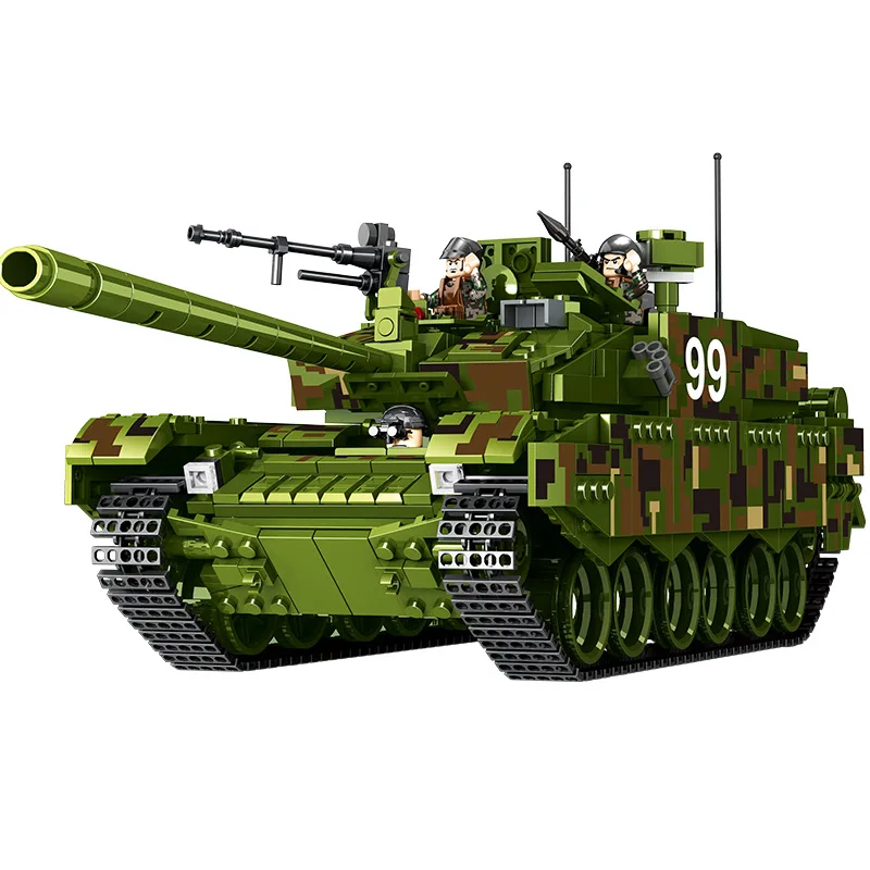Сборочные баки сборочные блоки танки пушки военные пазлы DIY модельные игрушки