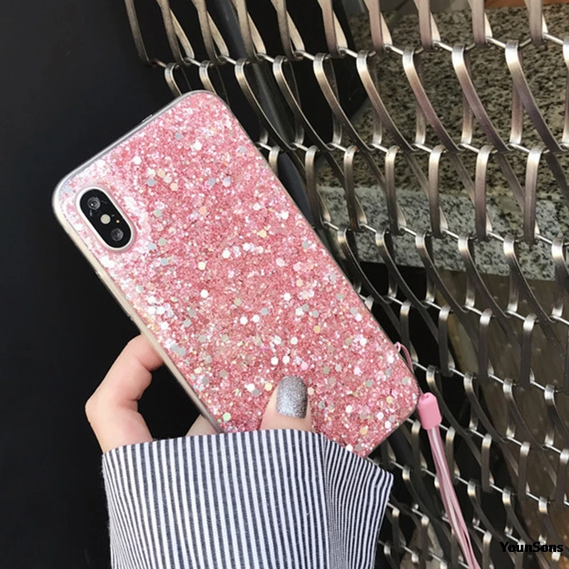 Case for Huawei Nova 3 2i P Smart P20 Pro P10 P9 P8 Lite 2017 Cases Silicon Bling Glitter Honor 7A 7C 8 9 10 Y5 Y6 Y7 2018 |