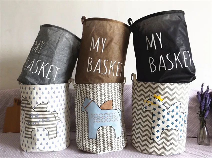 Большая складная корзина для грязной одежды 40*50 см|laundry basket|dirty clothesstorage laundry |