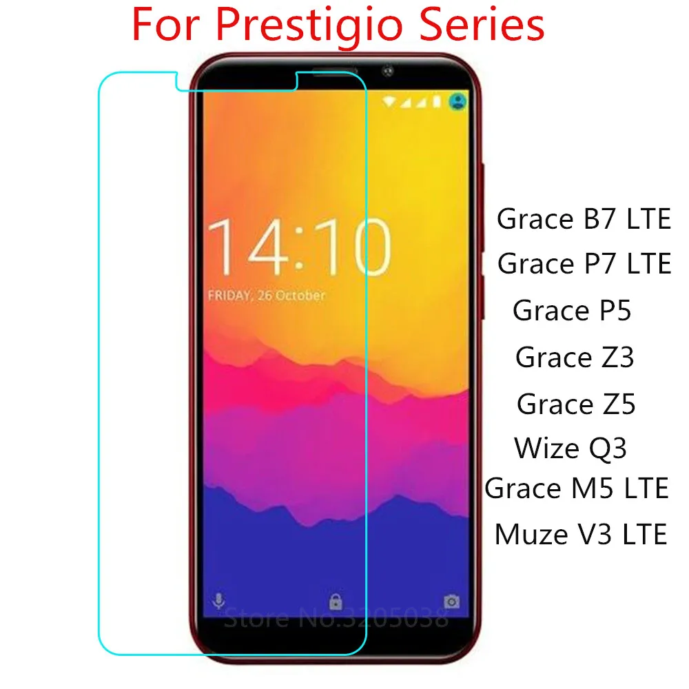 Защитное стекло для Prestigio Muze V3 Lte закаленное Grace B7 P7 M5 Lite Z3 Z5 P5 Wize Q3 пленка|Защитные