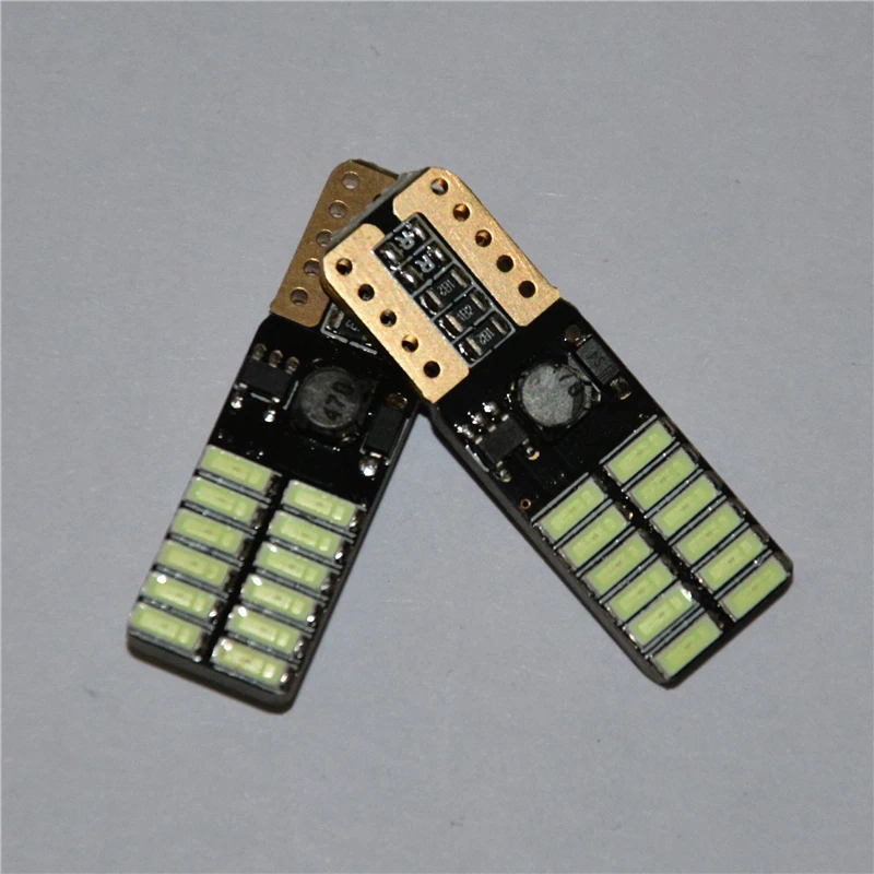4 шт. автомобилей Canbus НЕТ ОШИБКА T10 W5W 194 24-SMD LED Ширина свет лампы для VW Polo Гольф 5 6 7 GTI