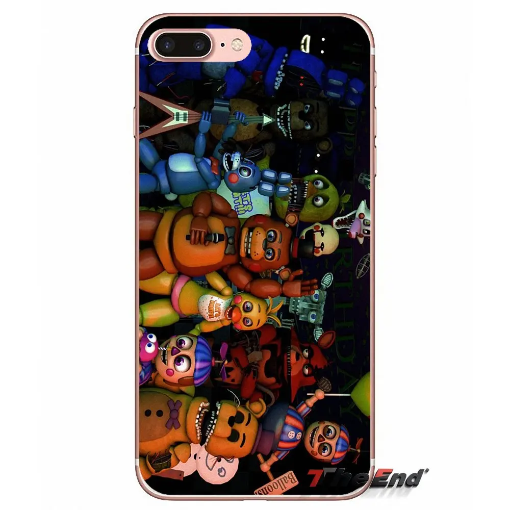 For Samsung Galaxy S2 S3 S4 S5 MINI S6 S7 edge S8 S9 Plus Note 2 3 4 5 8 Coque Fundas sfm fnaf animatronics Anime Silicone Case | Мобильные