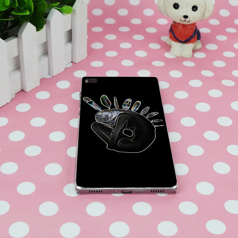 B0705 Холодное сердце Neon Glow Прозрачный Жесткий Тонкий чехол кожного покрова для Huawei