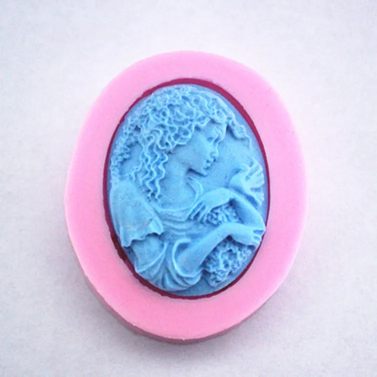 3 9 см Single mini Lady F0188S силиконовая форма для выпечки Sugar Mold Craft формы пирожных Сделай