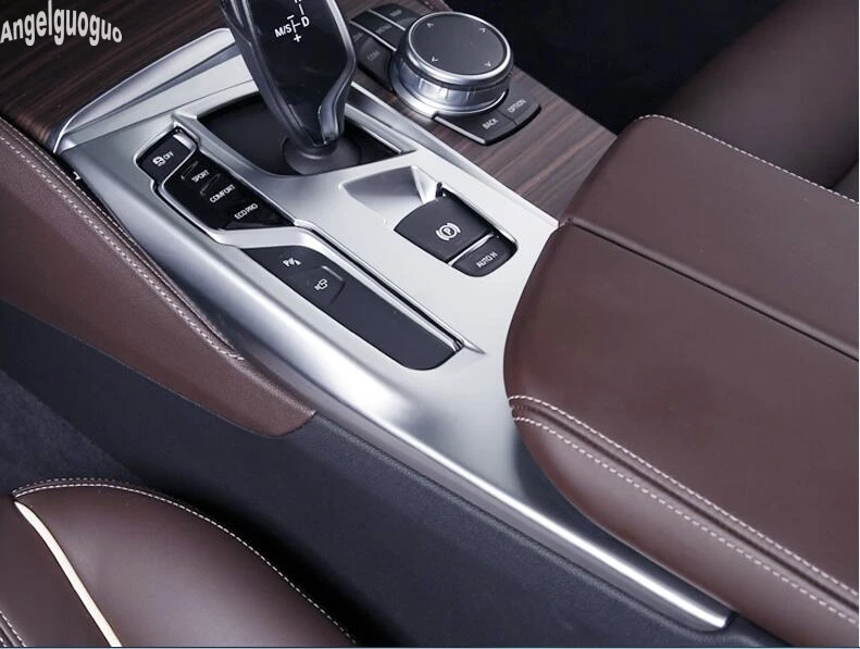 Стильный автомобильный стикер ABS из углеродного волокна для BMW 5 серии G30 2017