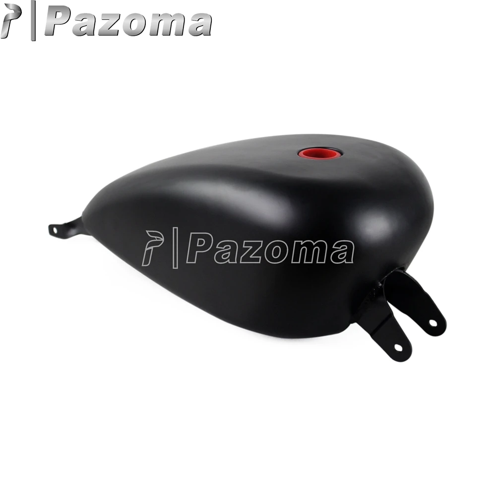Black Moto 3.3 GAL EFI Fuel Tank Motorcycle Oil Gas for Harley Sportster XL1200 XL883 XL 883 1200 2004-2006 | Автомобили и
