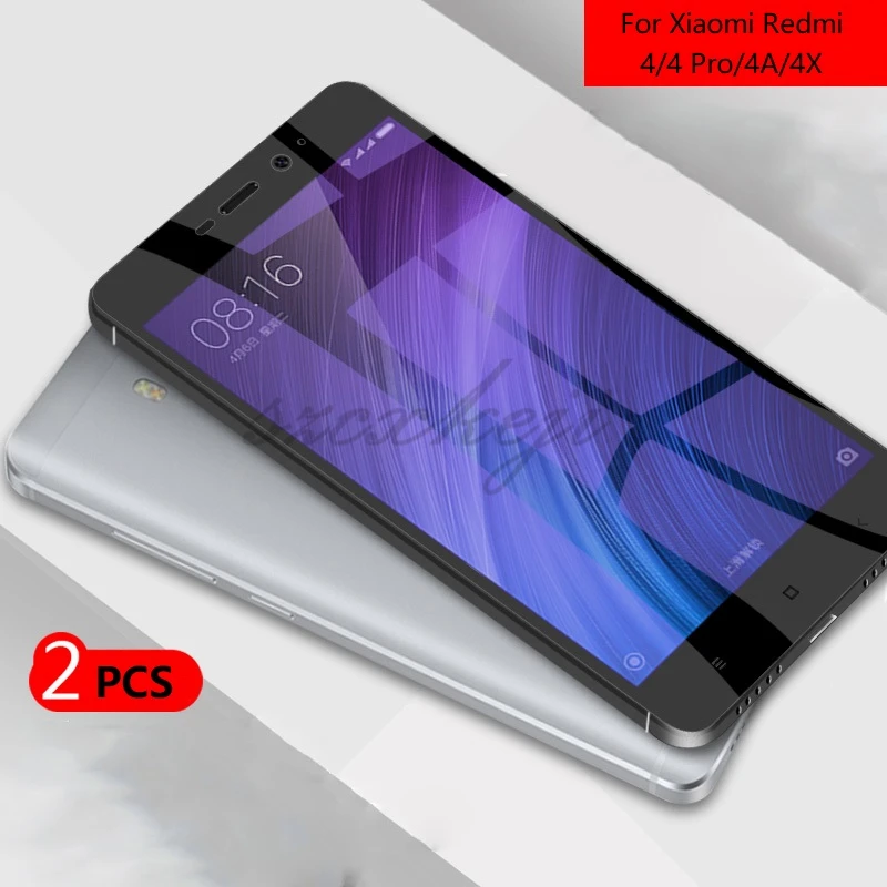 Закаленное стекло 9H для Xiaomi Redmi 4 pro 4A 4X Защитное экрана защитная пленка защита от