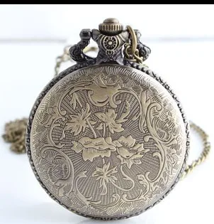 

Free shipping Bronze Motorcycle Motorbike MOTO Pocket Watch Necklace Pendant Mens Gift PS296