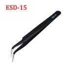 10 шт.лот точный ESD Пинцет Набор из нержавеющей стали промышленный Пинцет Электронные Инструменты для ремонта мобильных телефонов