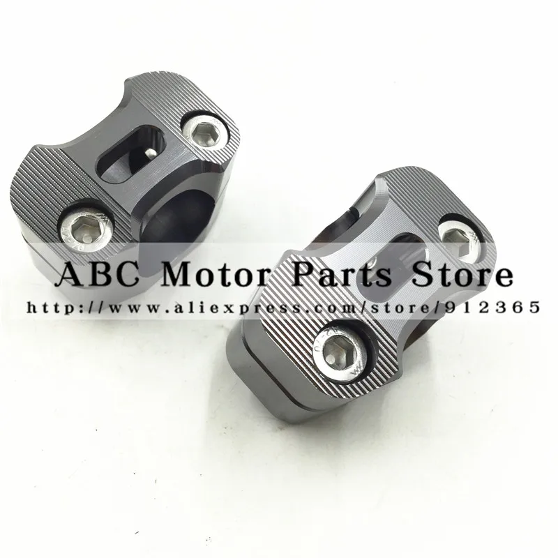 CNC модифицированный Мотокросс Регулируемый адаптер для руля зажим мотоцикла 22 мм
